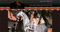 Desktop Screenshot of luchoguimaraesarabians.com